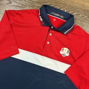 RLX Ralph Lauren Shirt Men's L USA 2020 Ryder Cup Golf Performance Polo Rare